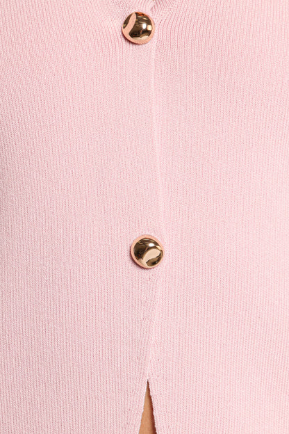 Perla Knit Cardigan - Pink