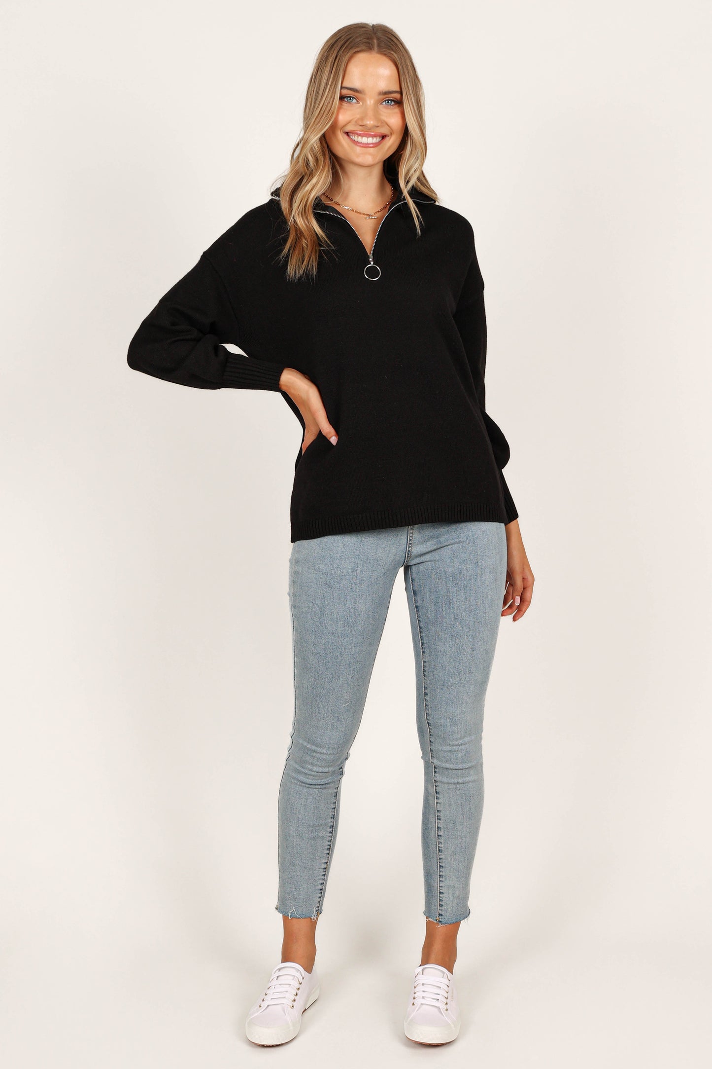 Whistler Knit Sweater - Black