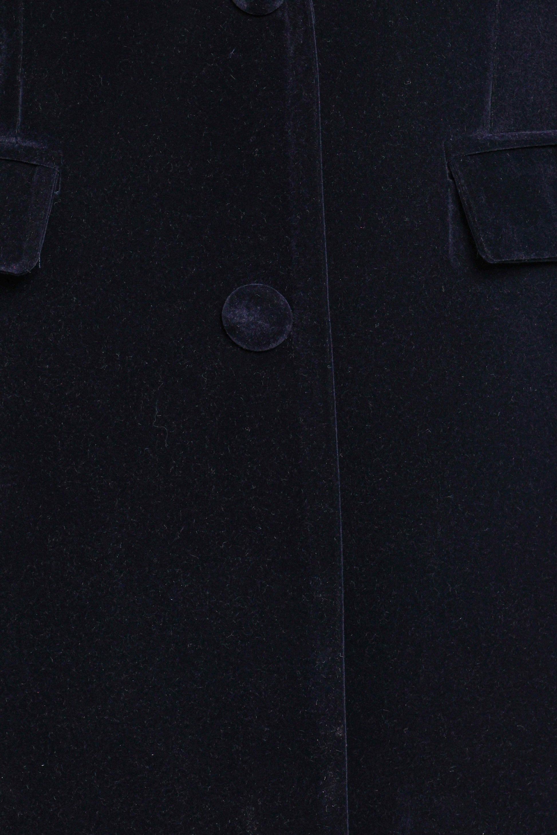 Clive Velvet Blazer - Navy