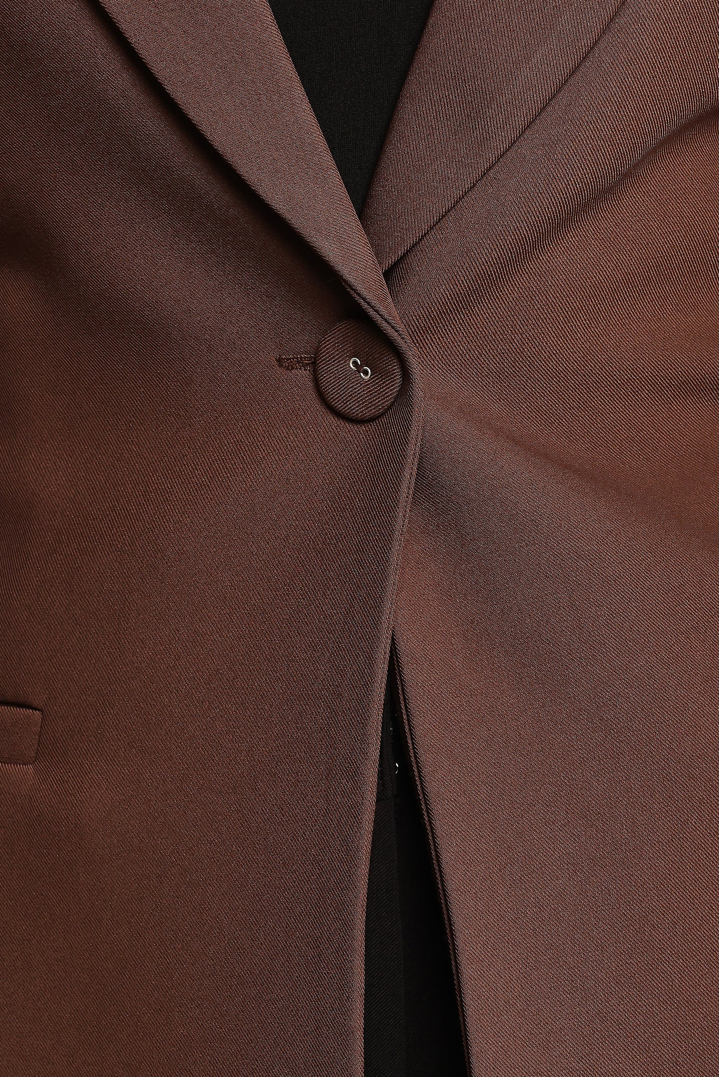Eliana Waist Tie Blazer - Espresso