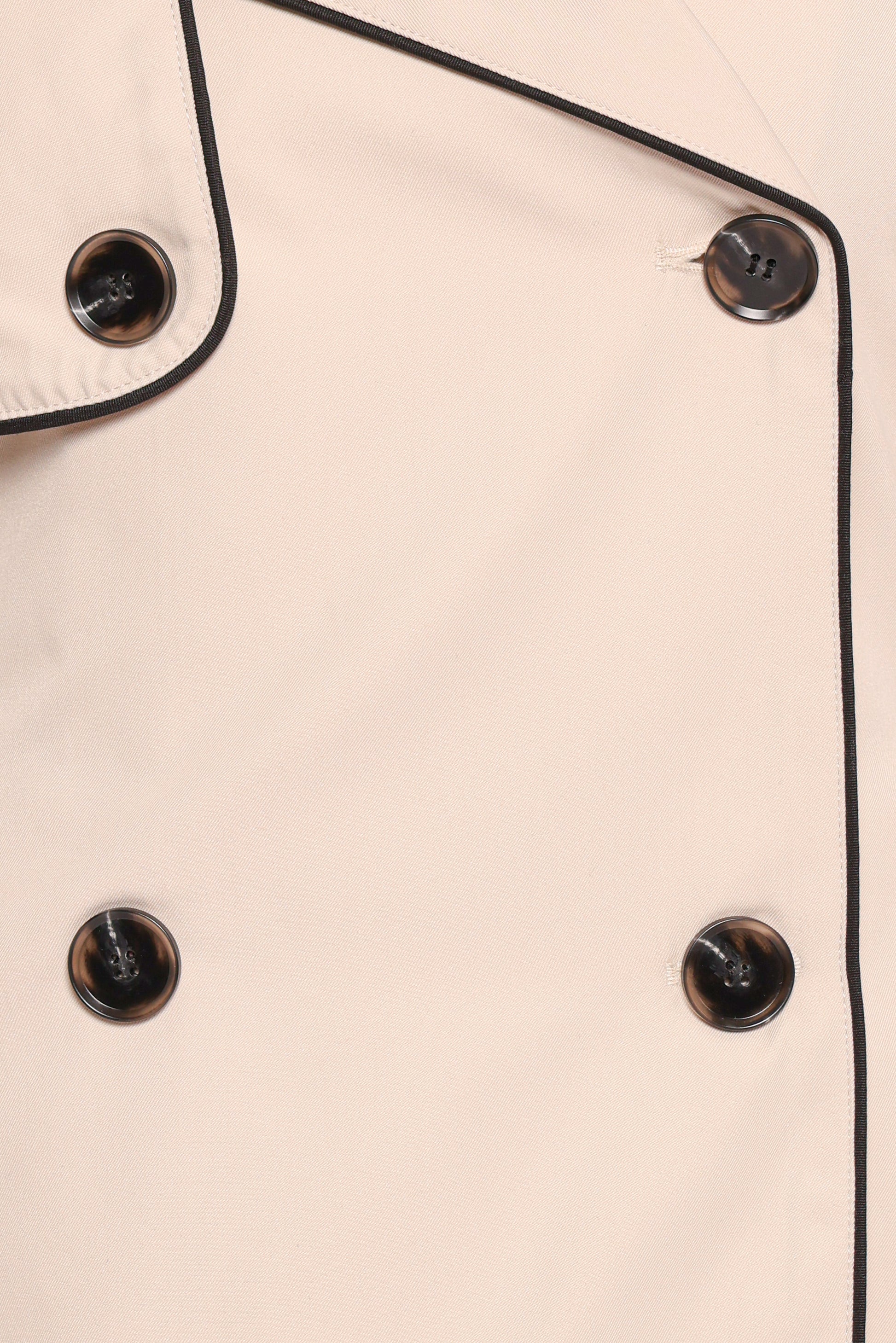 Franklin Cropped Trench - Ecru