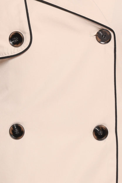 Franklin Cropped Trench - Ecru