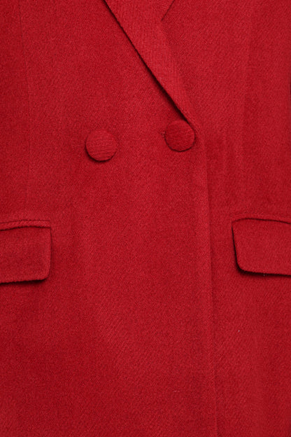 Jett Long Blazer Coat - Red