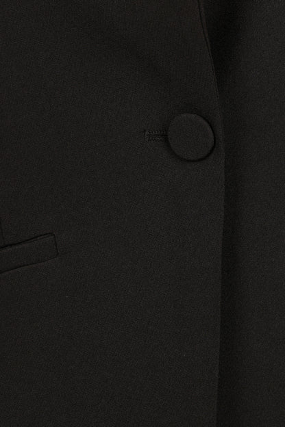 Kelby Slouch Sleeve Blazer - Black