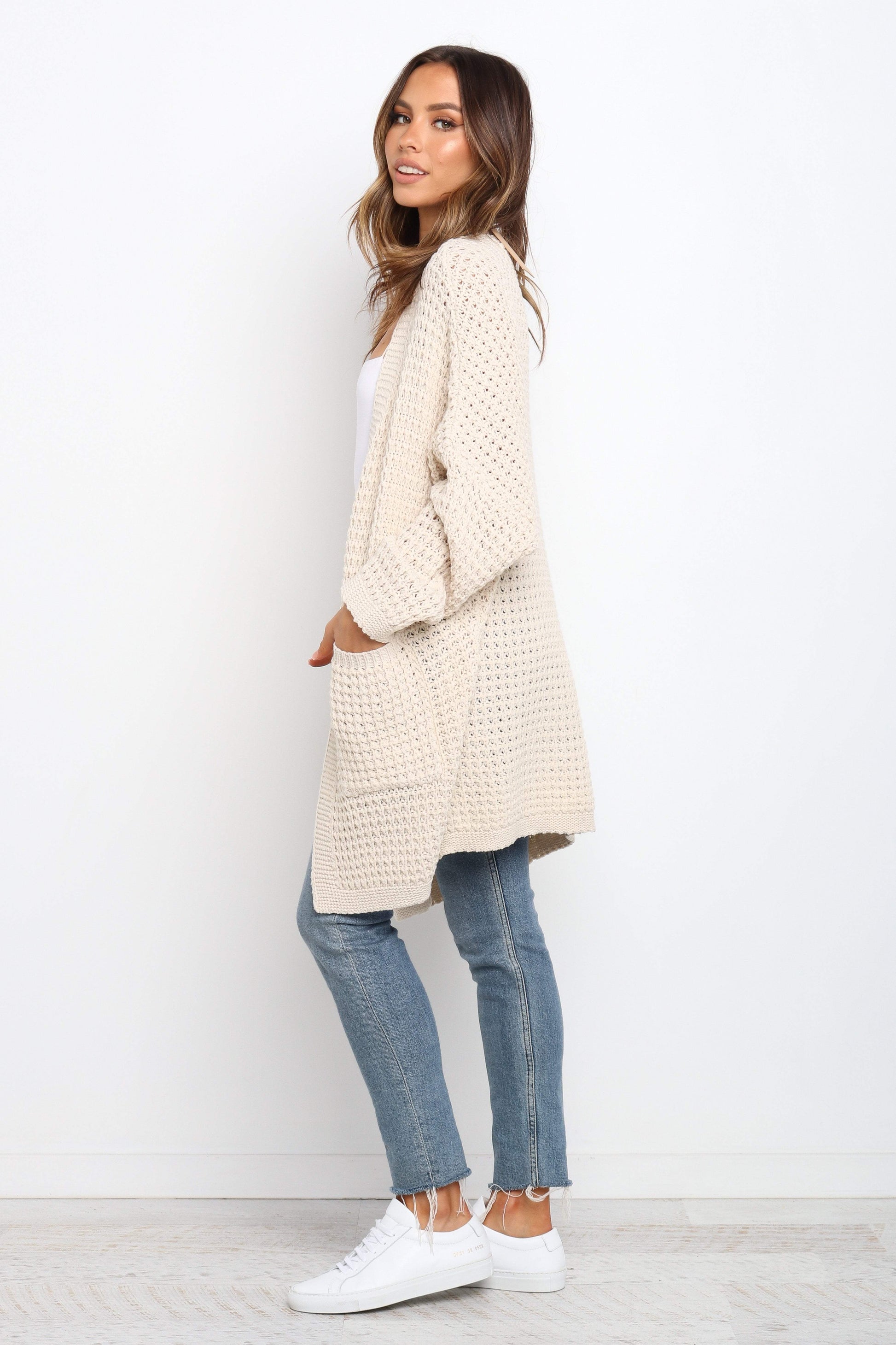 Leyonie Cardigan - Cream