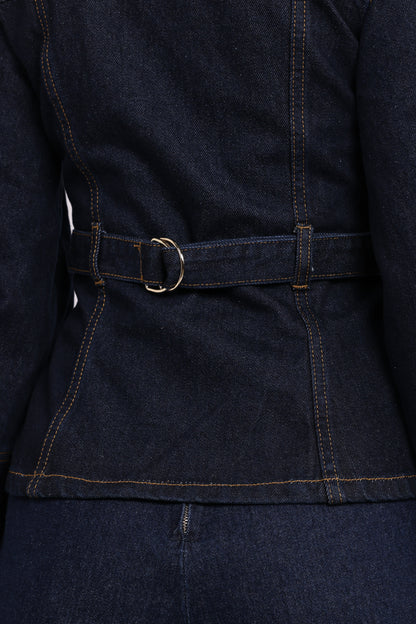 Luchia Denim Jacket - Dark Indigo