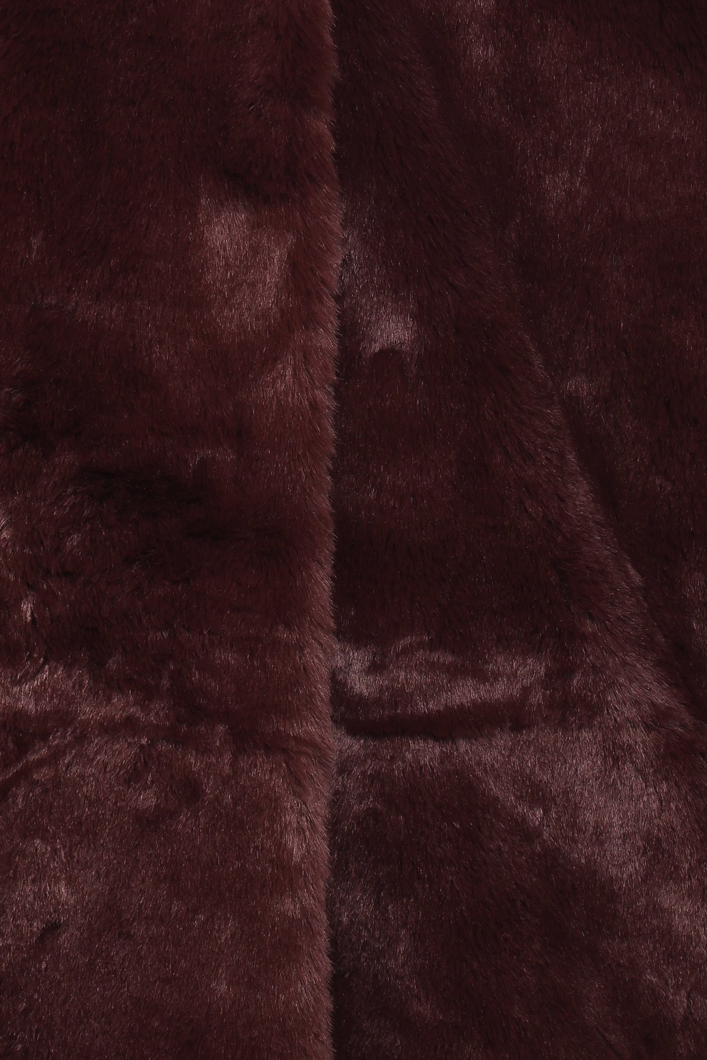 Meeka Faux Fur Jacket - Burgundy