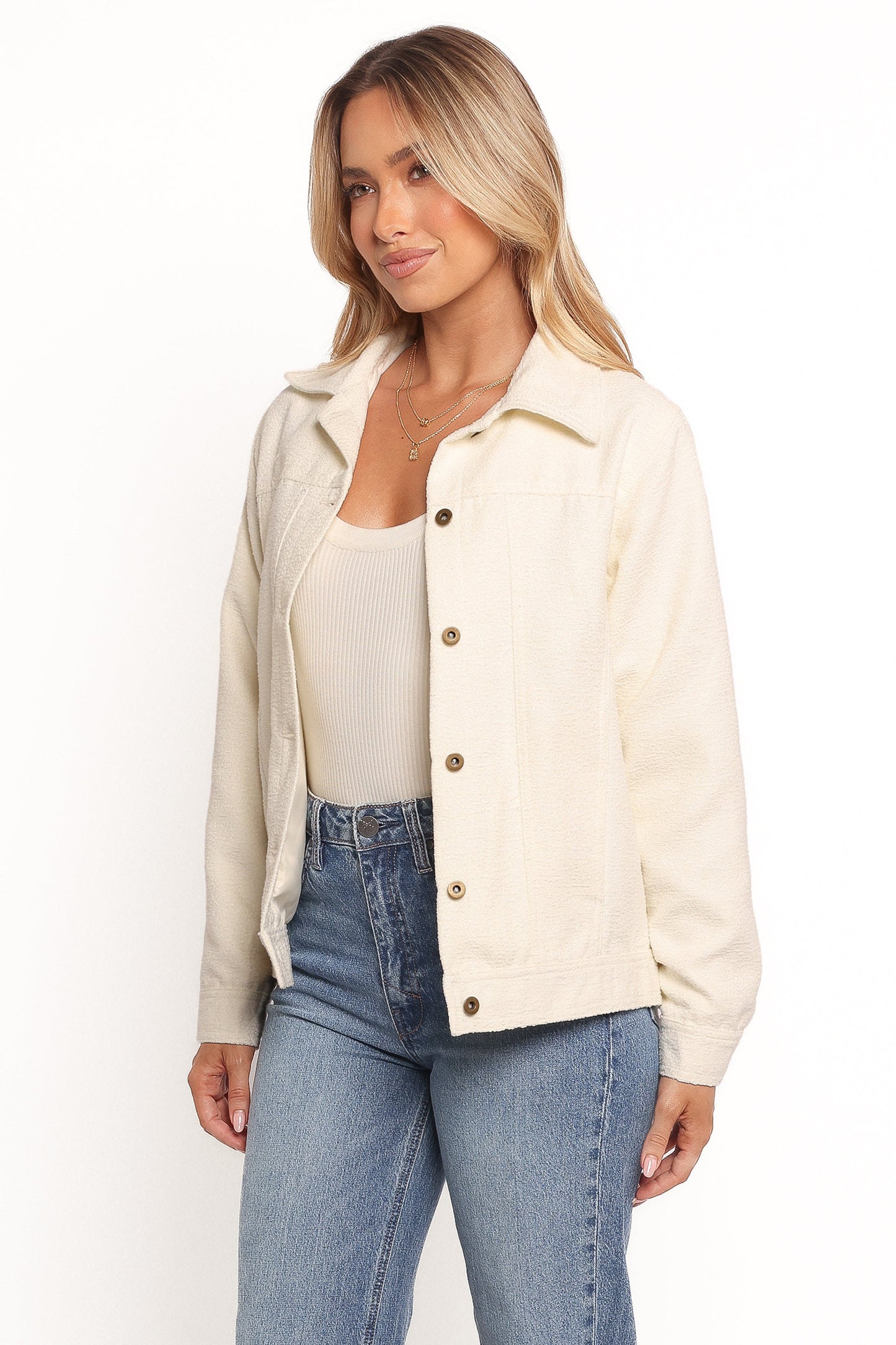Sandy Boucle Jacket - White