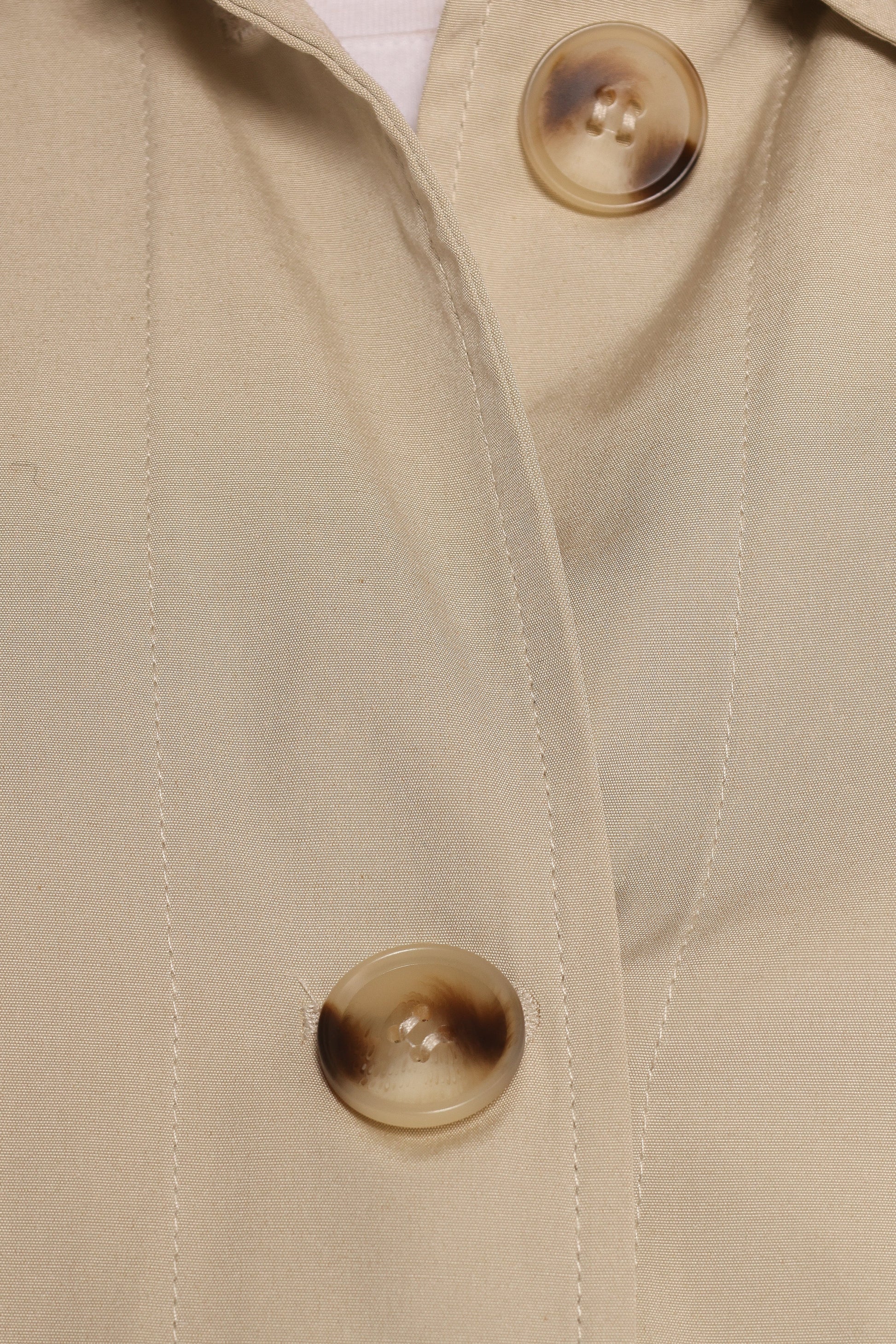 Stella Button Front Collar Jacket - Taupe