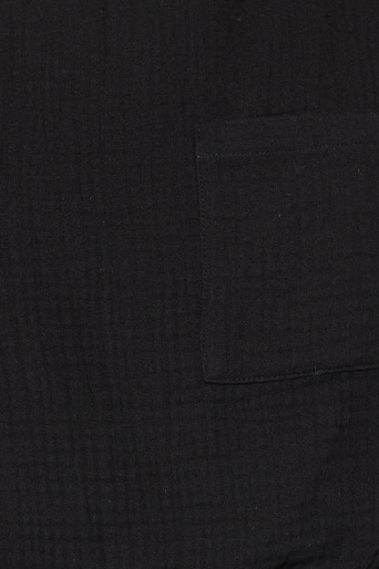 Brenna Cotton Jumpsuit - Black