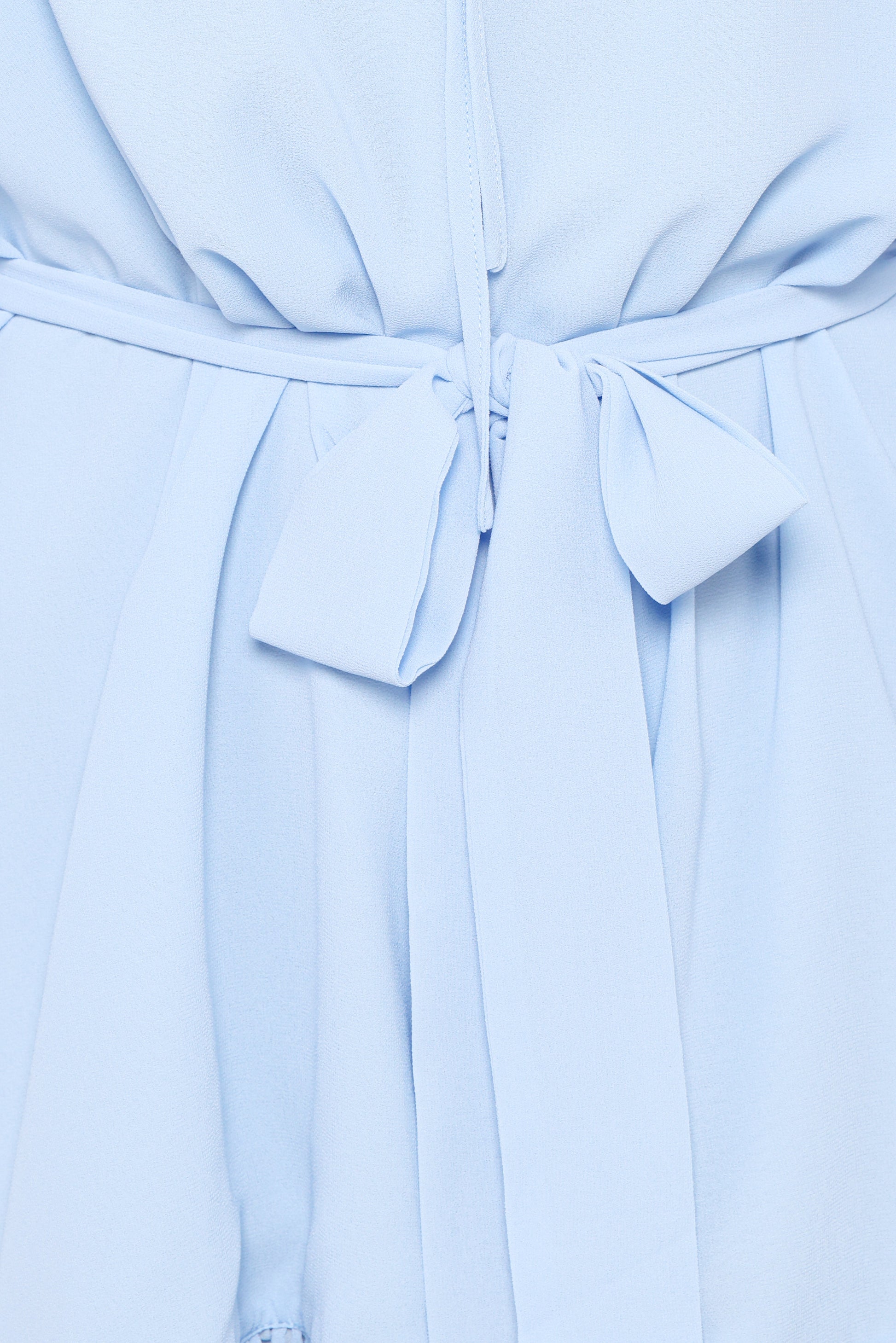 Brianna Long Sleeve Romper - Blue