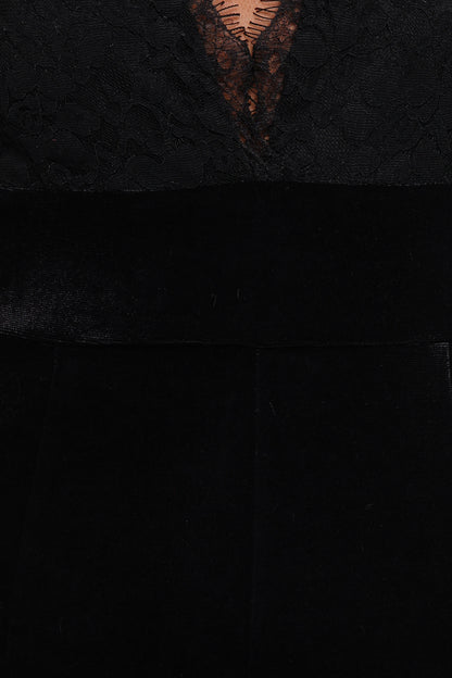Eloise Jumpsuit - Black Velvet