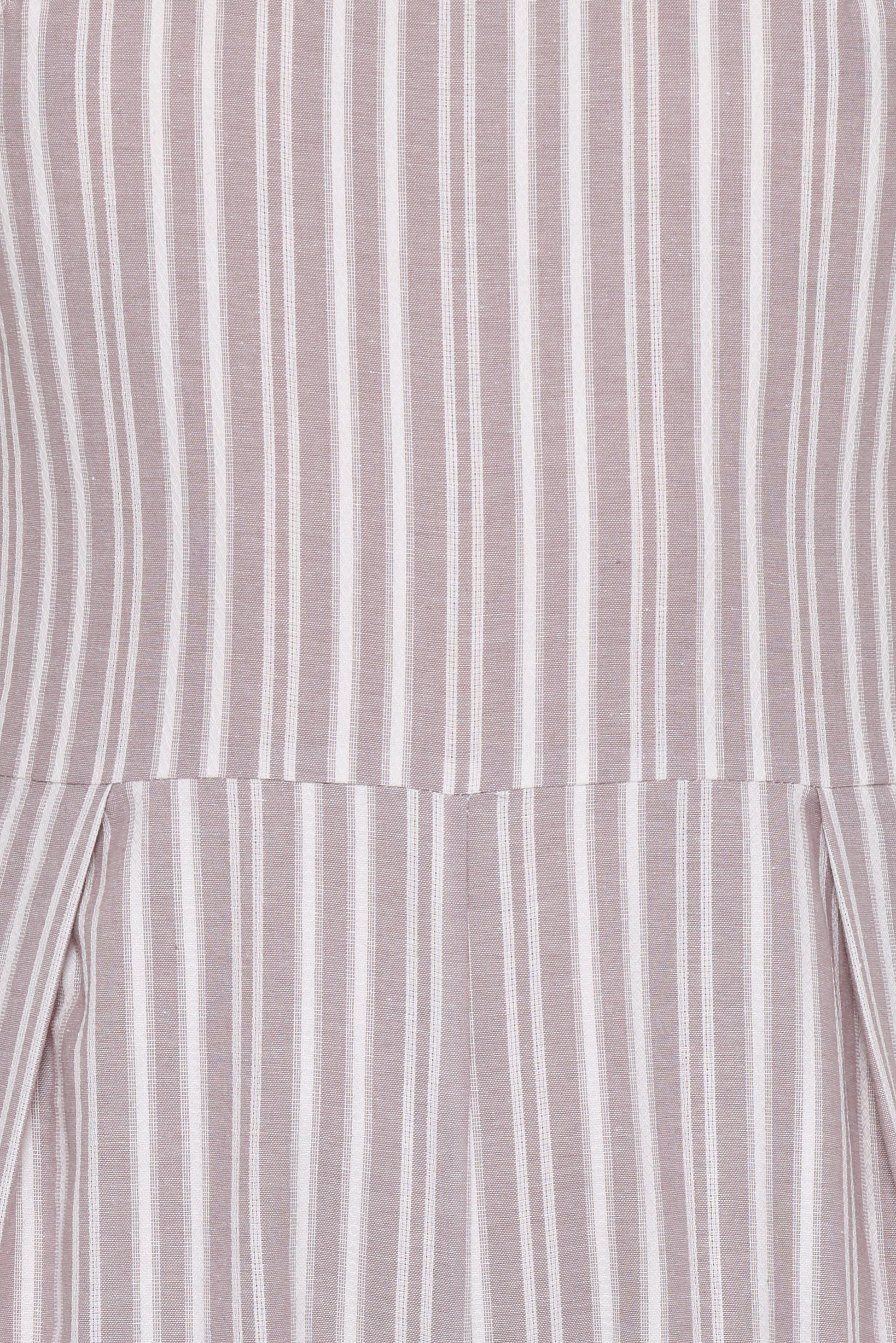 Ester Jumpsuit - Beige/White Stripe
