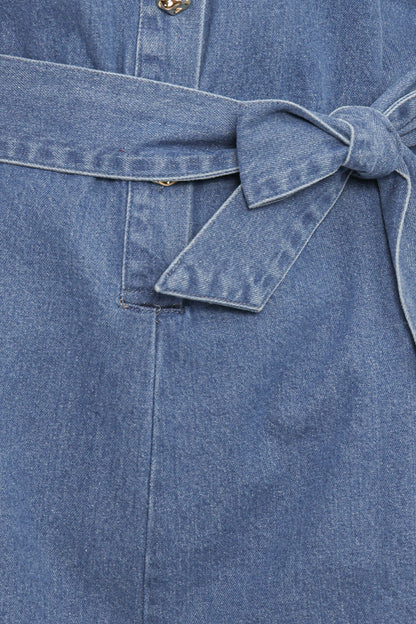 Hailey Denim Romper - Indigo