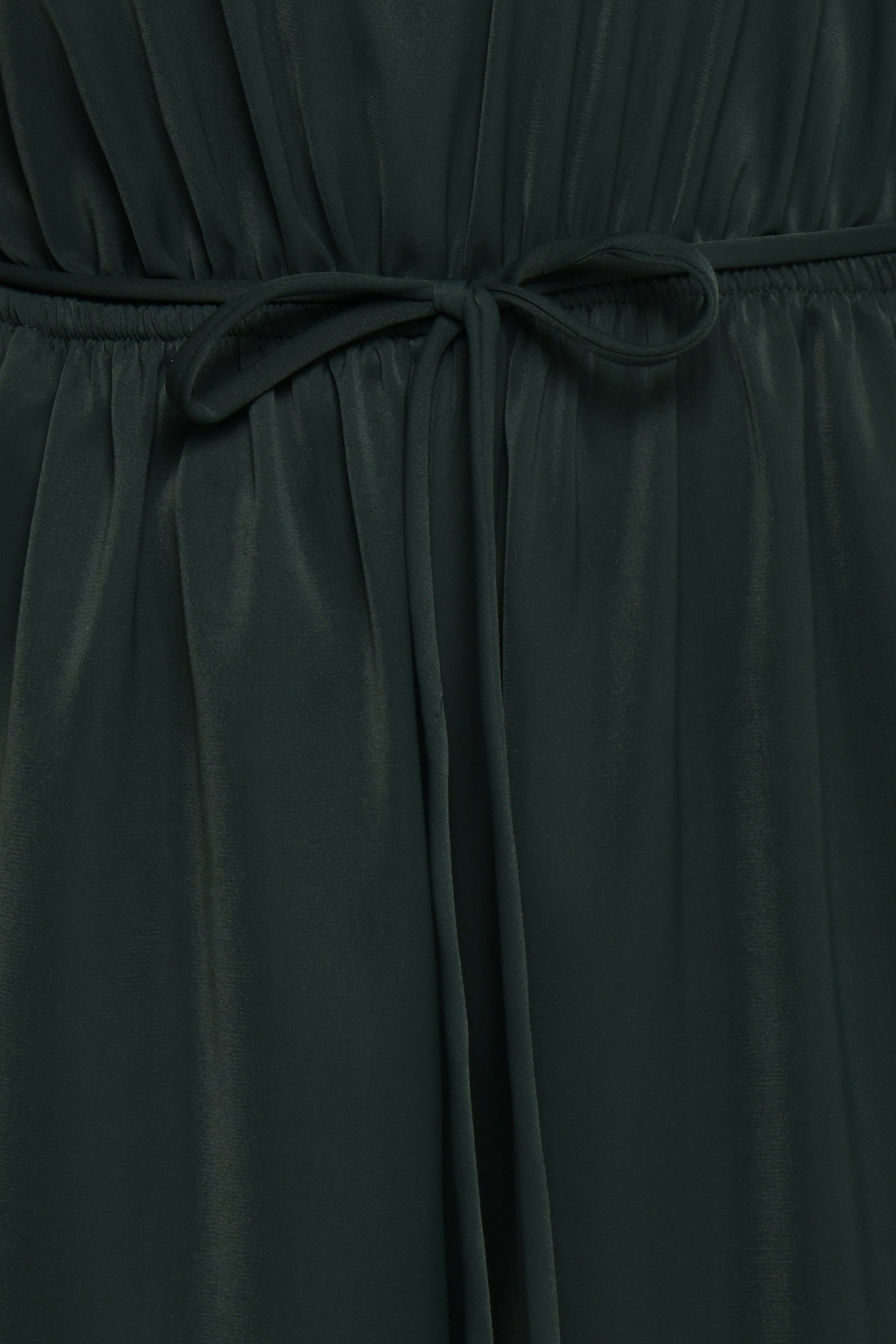 Hedda One Shoulder Jumpsuit - Emerald