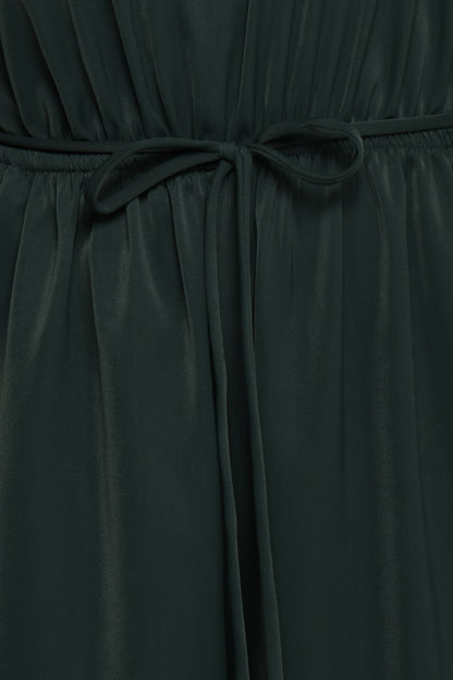 Hedda One Shoulder Jumpsuit - Emerald