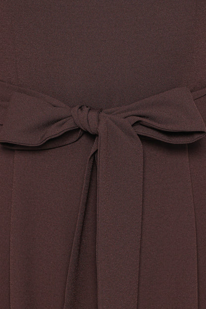 Leyton Jumpsuit - Chocolate Brown