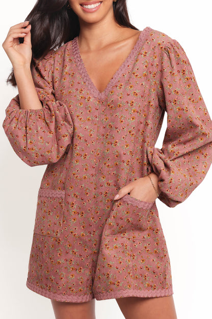 Orio Romper - Mauve Multi