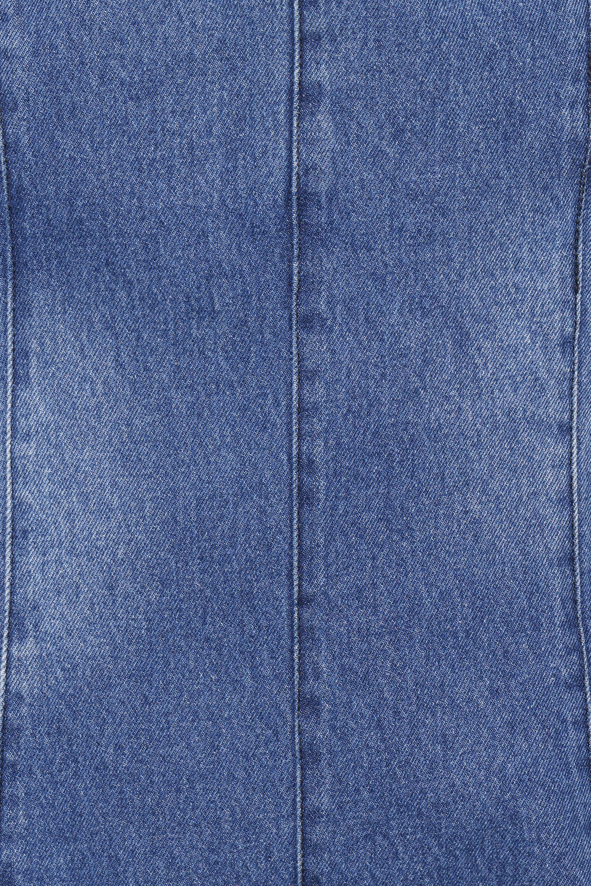 Paityn Denim Romper - Dark Wash