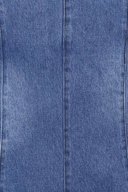Paityn Denim Romper - Dark Wash