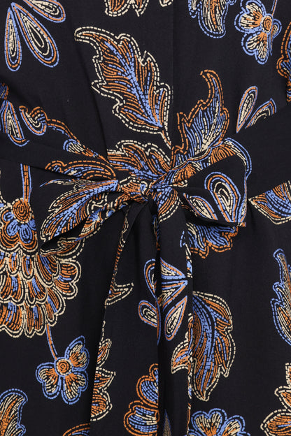 Pali Romper - Black Floral