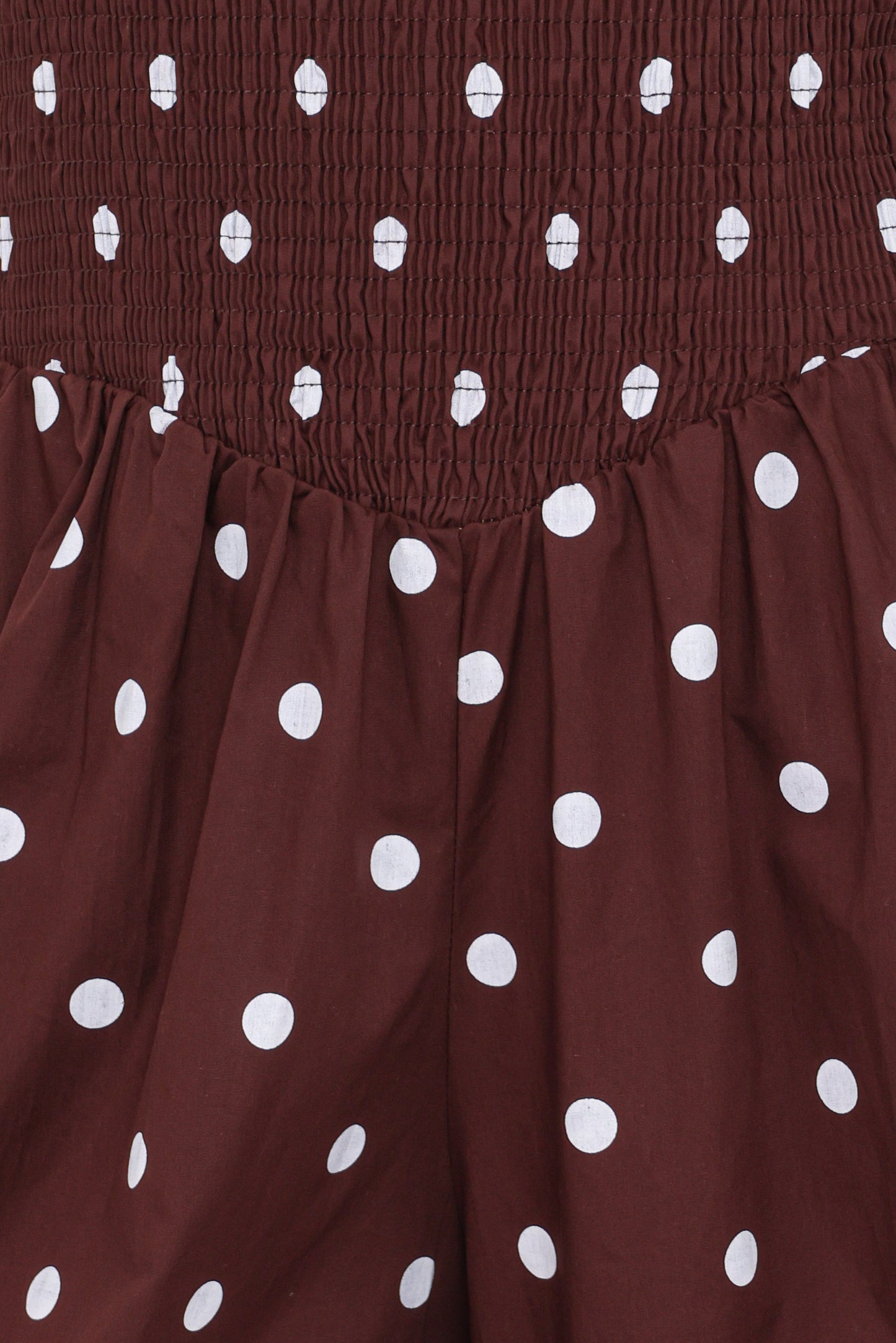 Paloma Jumpsuit - Chocolate Polka Dot