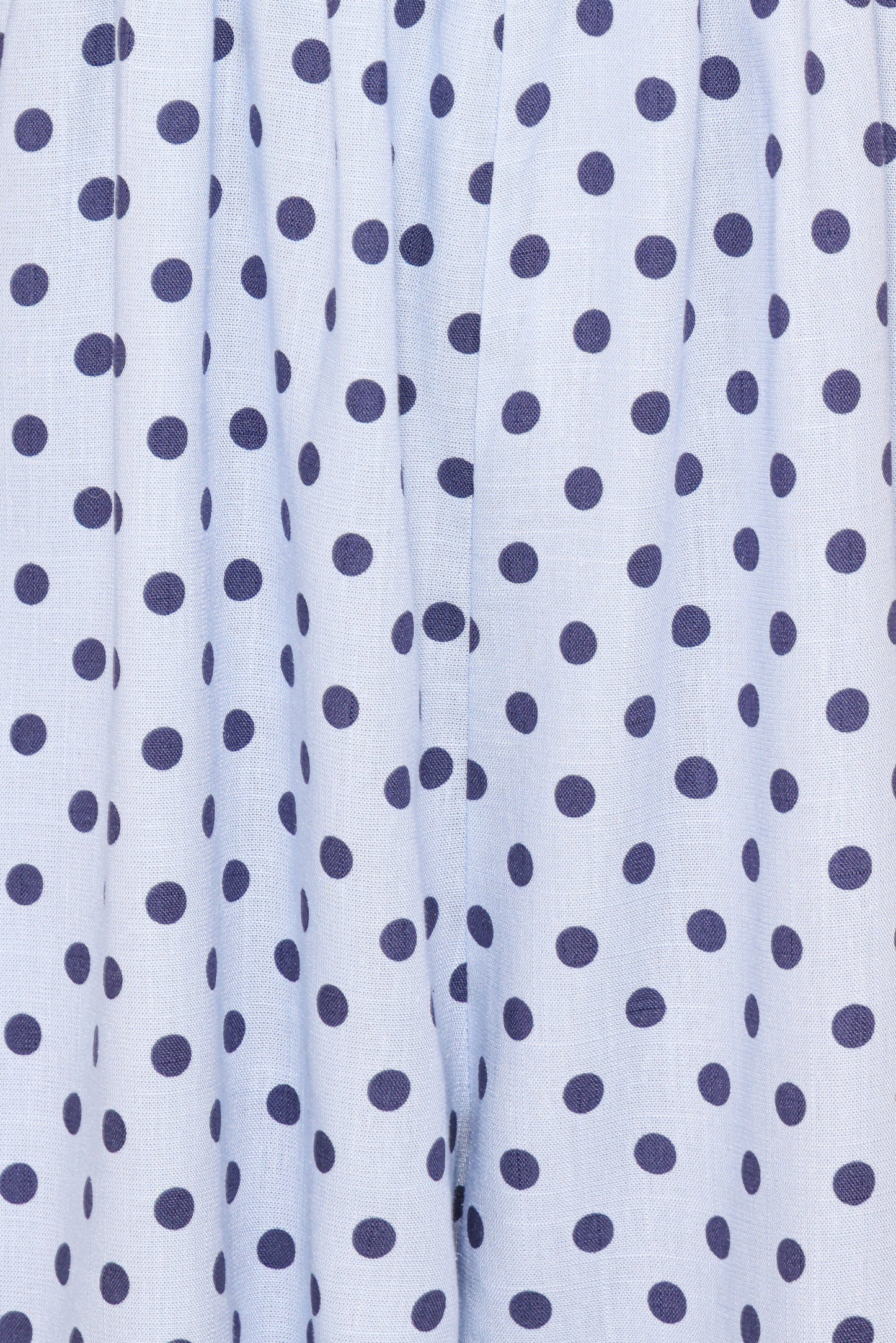 Quinley Romper - Blue Polka Dot