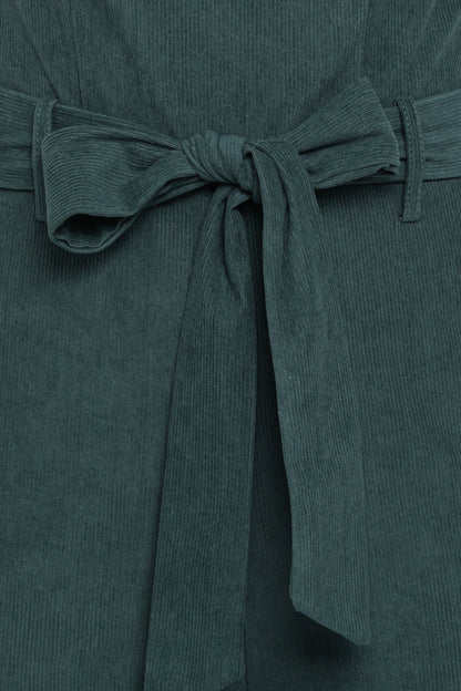 Selene Corduroy Jumpsuit - Green