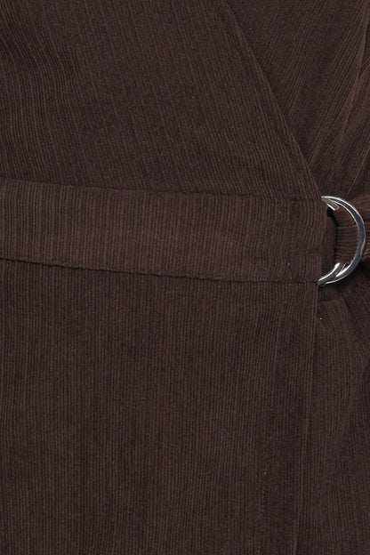 Vesper Corduroy Romper - Chocolate