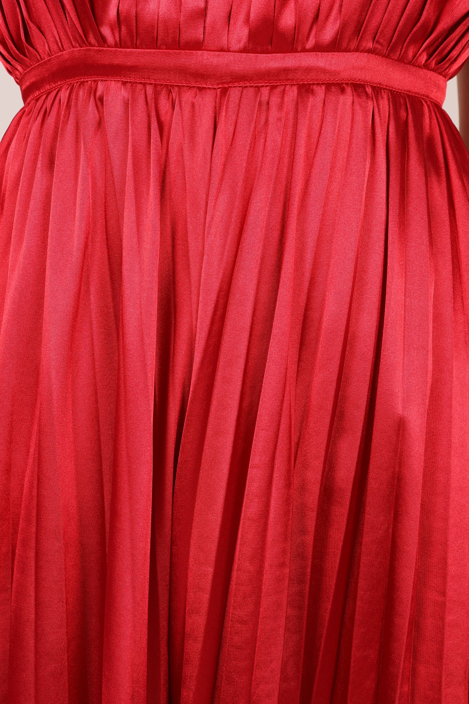Eden Wide Leg Jumpsuit - Red