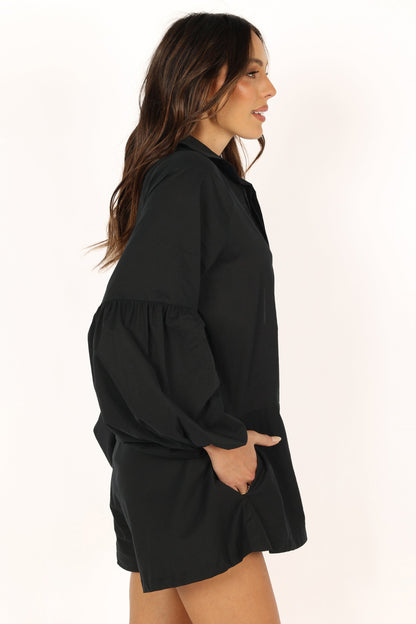 Elsa Romper - Black