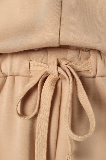 Peri Sweater Romper - Tan