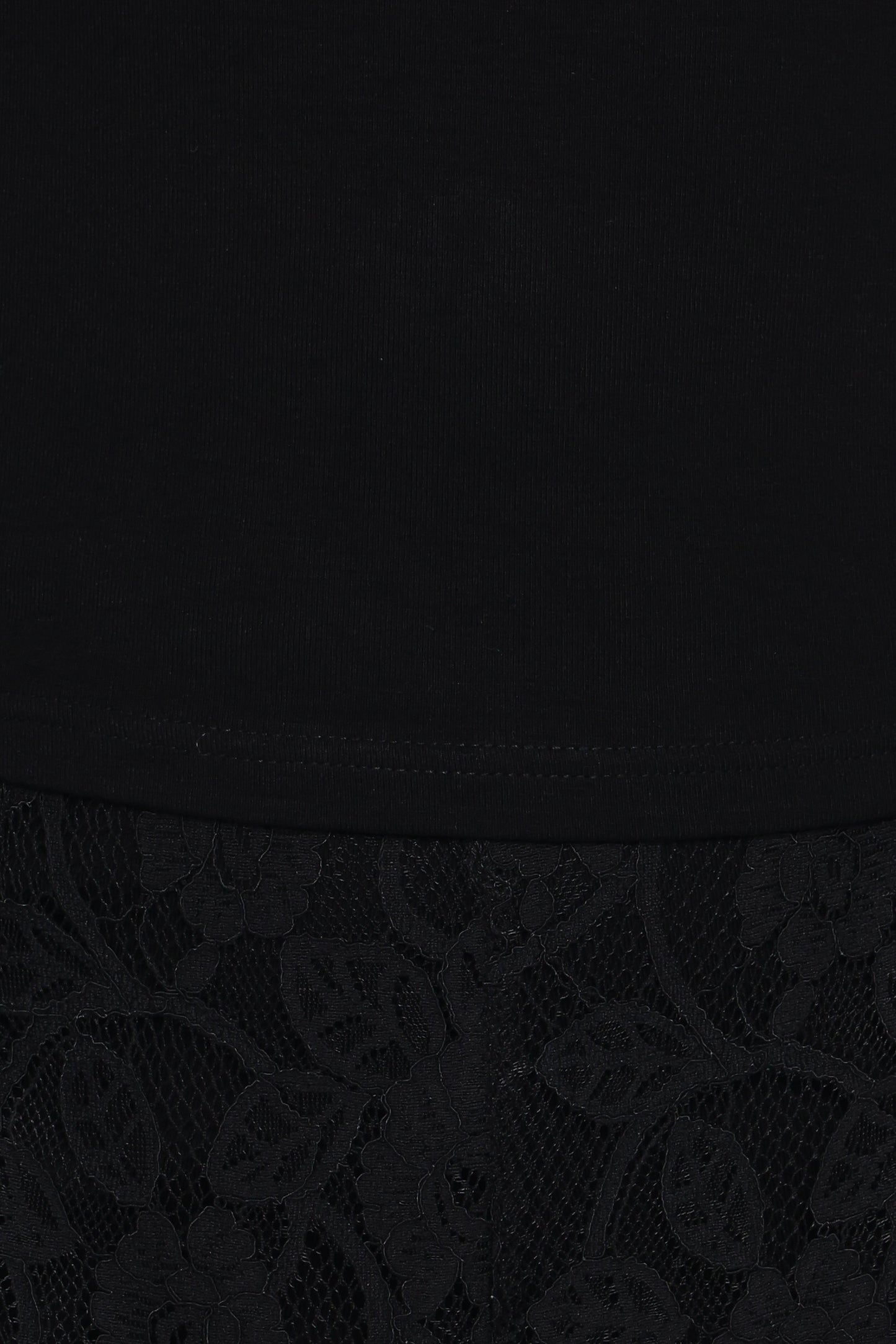 Alina Lace Pant Set - Black