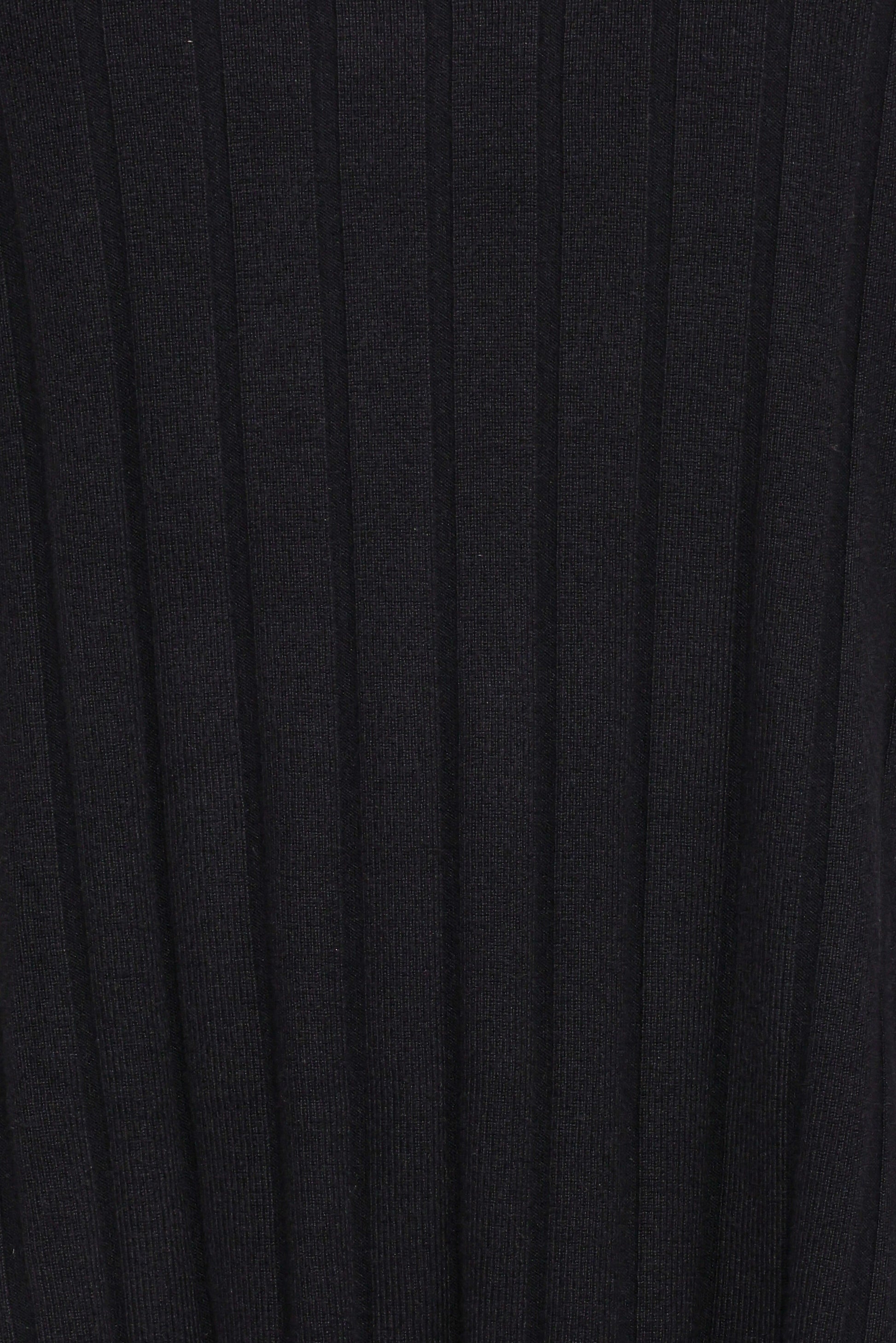 Alix Ribbed Knit Set - Black