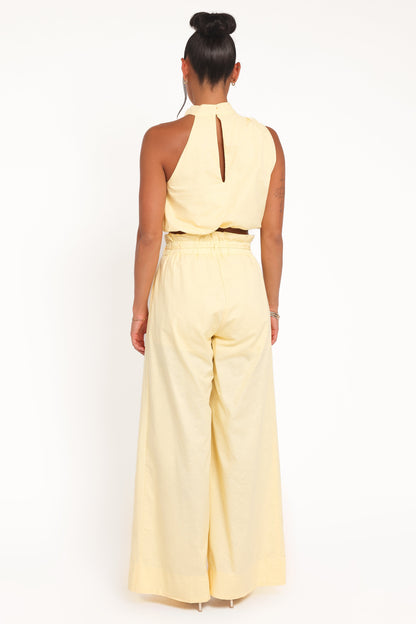 Althea Pant Set - Yellow