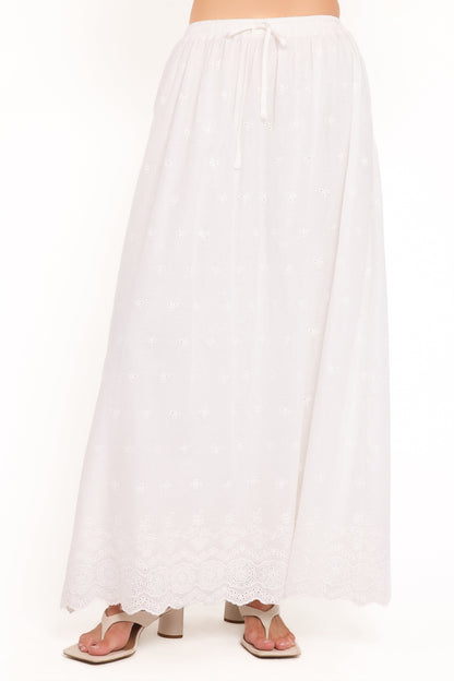 Blaire Skirt Set - White
