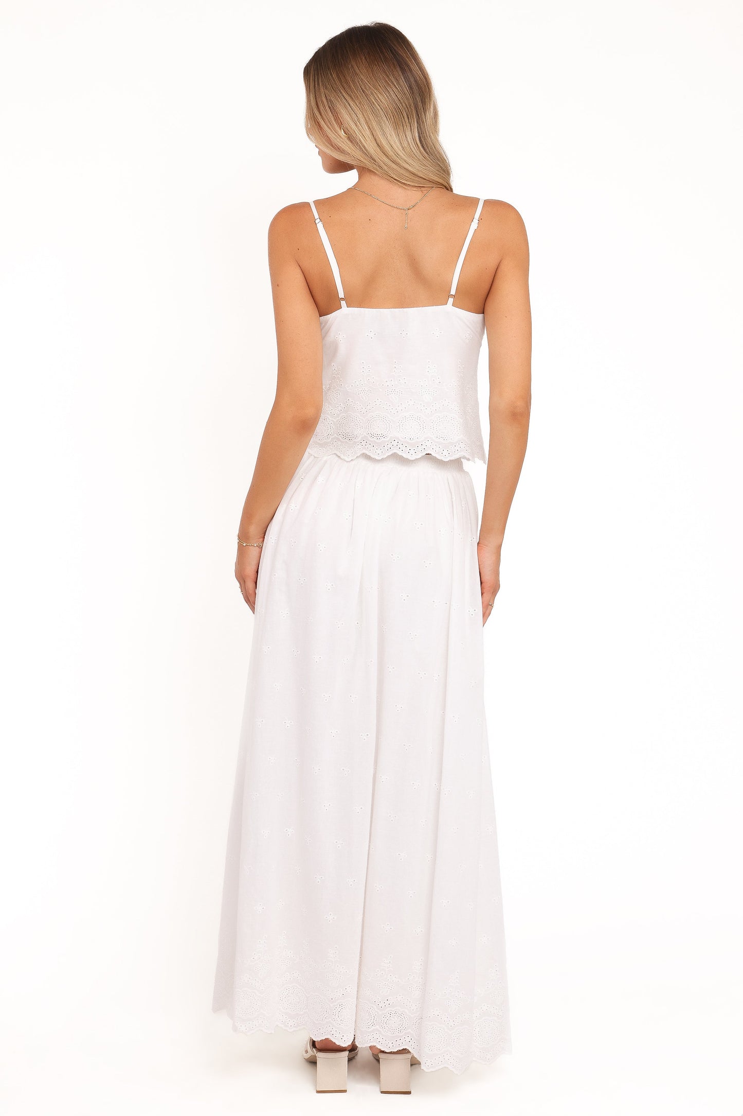 Blaire Skirt Set - White