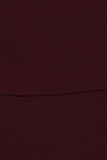 Bridget Maxi Skirt Sweater Set - Maroon