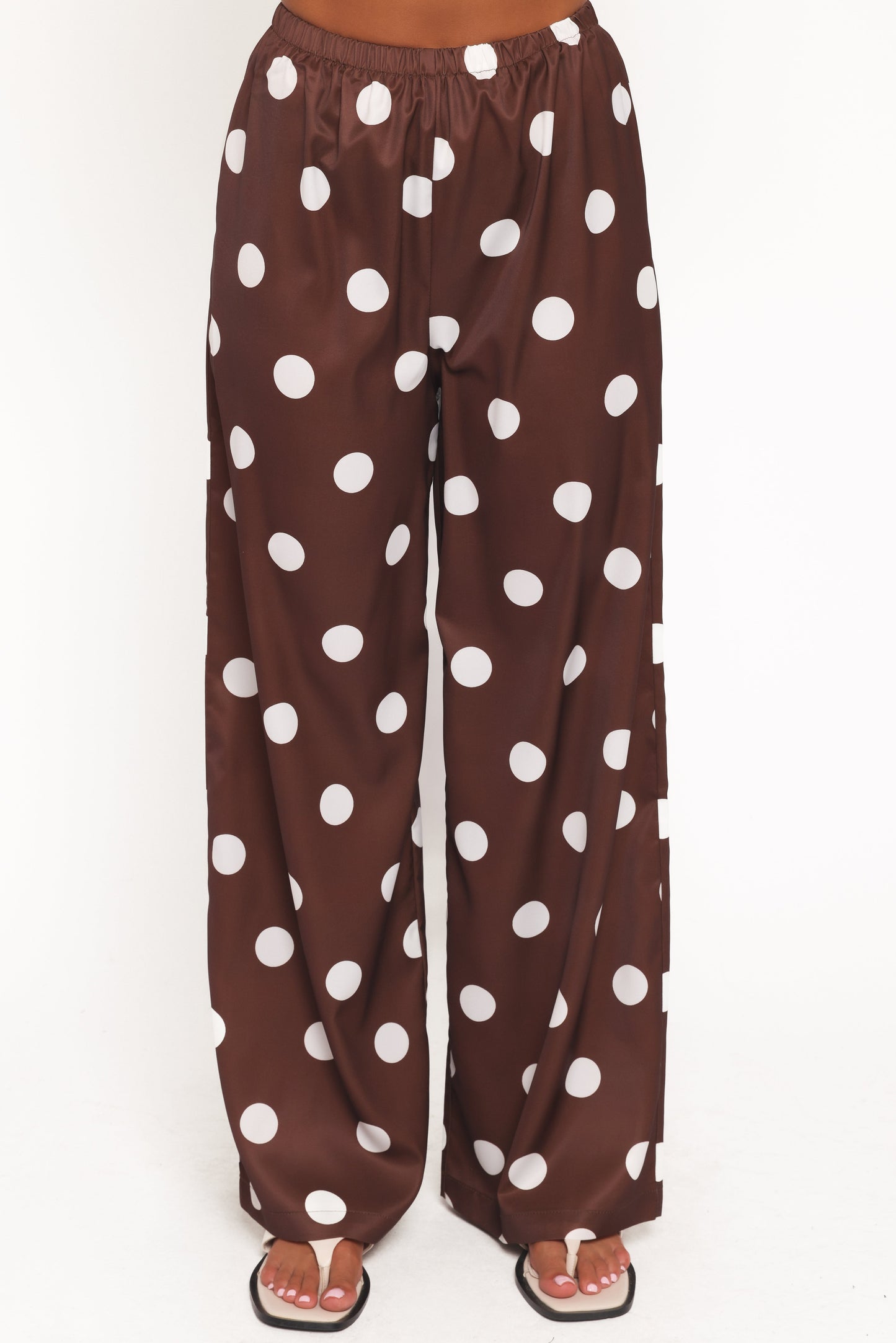 Brielle Polka Dot Set - Brown Polka Dot