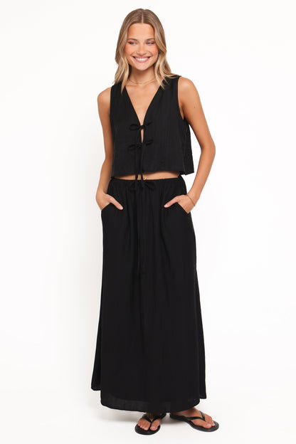 Captie Skirt Set - Black