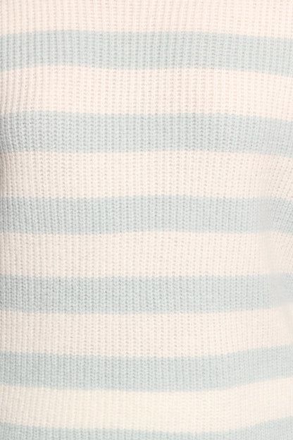 Ciaran Knitted Short Set - Cream Blue