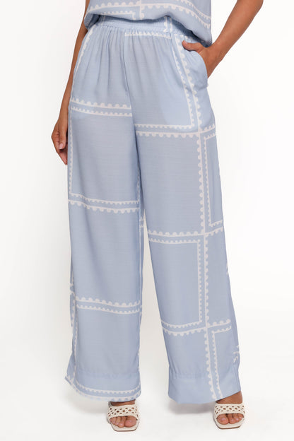 Ezra Pant Set - Light Blue