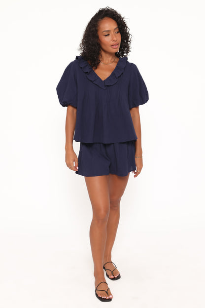 Felicity Short Set - Navy