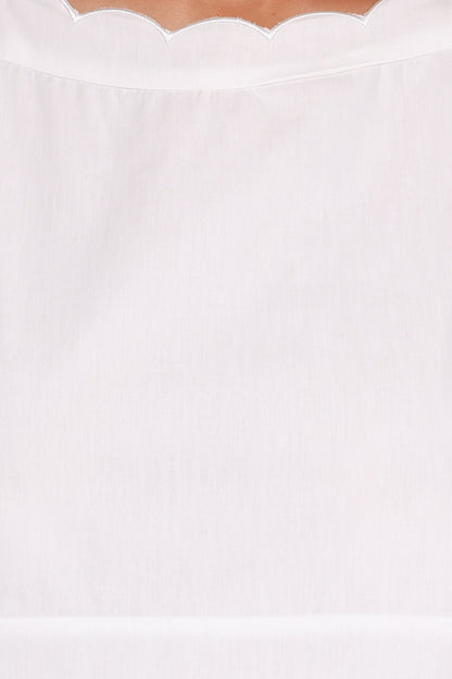 Heather Maxi Skirt Set - White