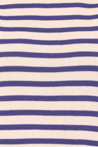 Ilona Knit Set - Cream/Navy Stripe
