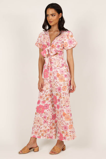 Matilda Top & Pant Set - Pink Floral
