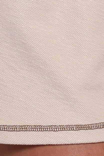 Melody Knit Short Set - Oat