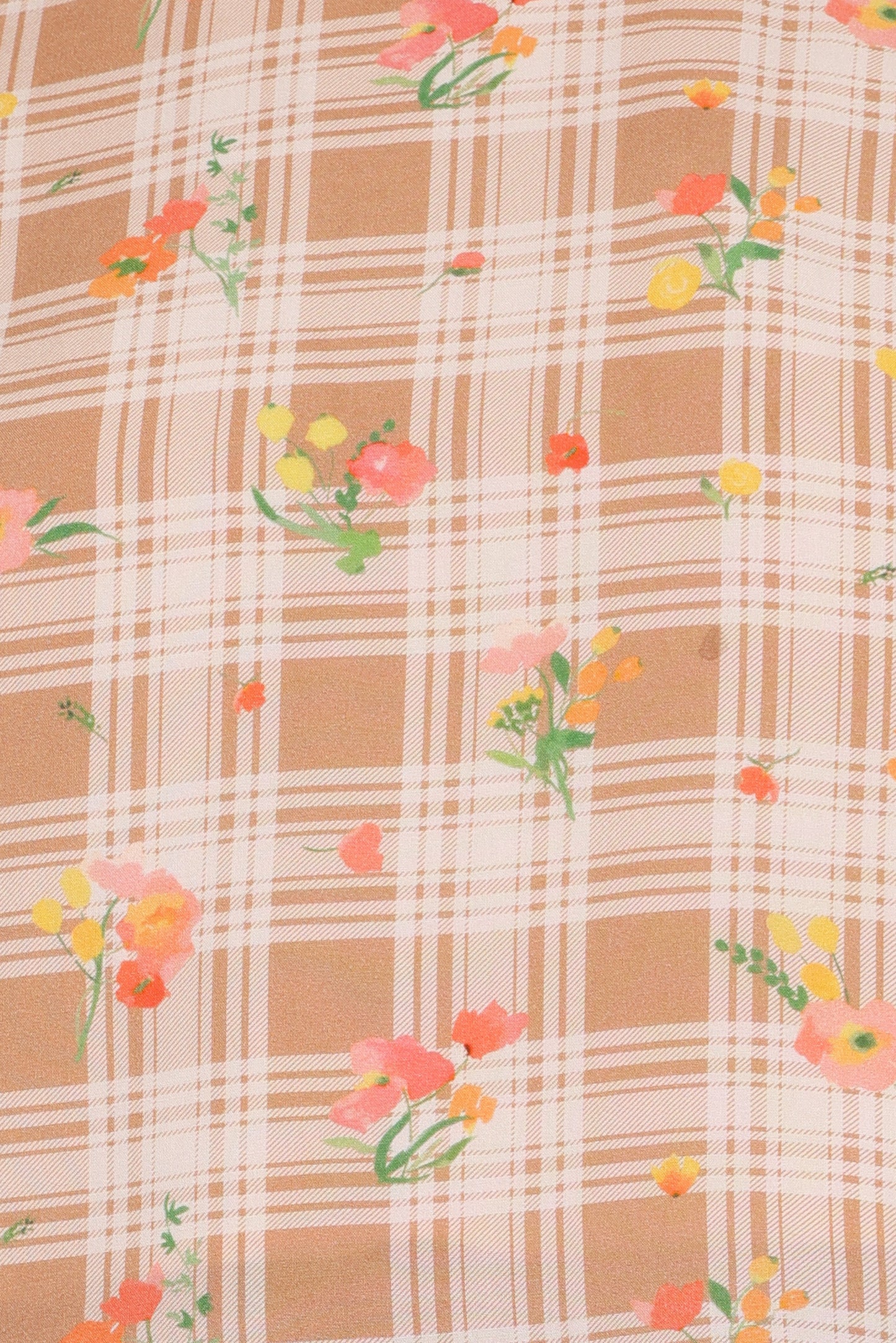 Michelle Short Set - Yellow Floral Gingham