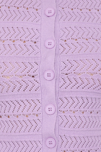 Paige Knit Skirt Set - Lilac