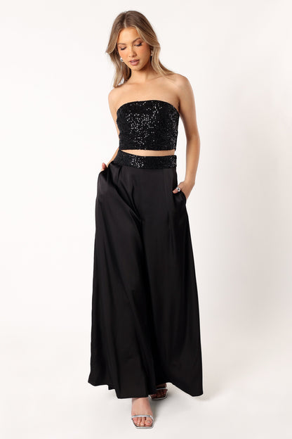 Sallyanne Two Piece Set - Black